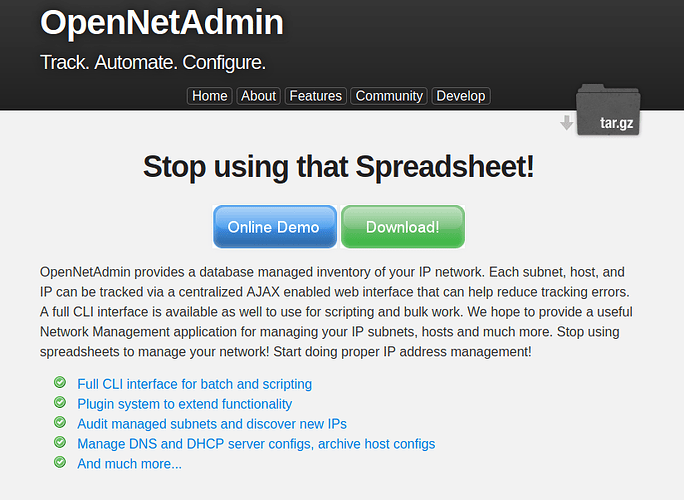 opennetadmin