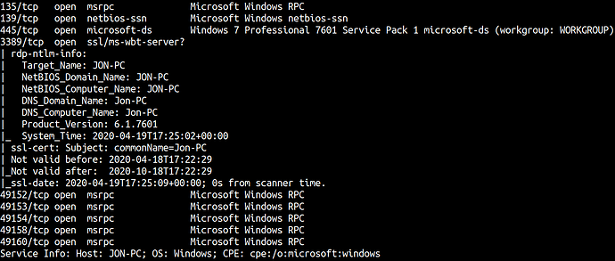 nmap