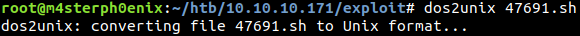 dos2unix